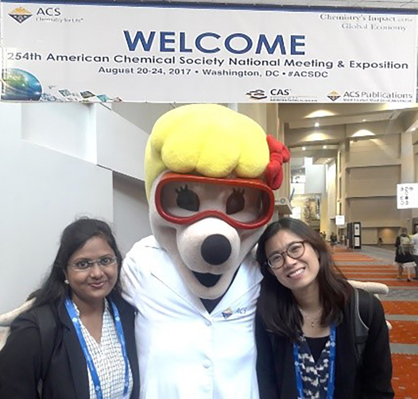 Singh and Ryoo at the ACS meeting
